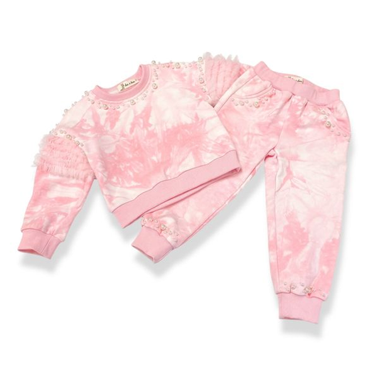 Doe A Dear Girls Pearl Sweatsuit