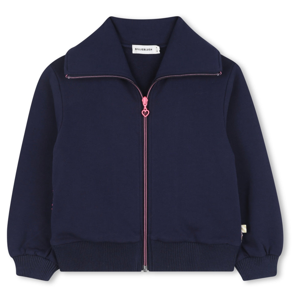 Billie Blush Girls Graphic Back Zip Up