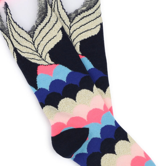 Billie Blush Girls Mermaid Socks