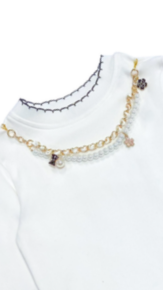 Doe A Dear Girls Necklace Top