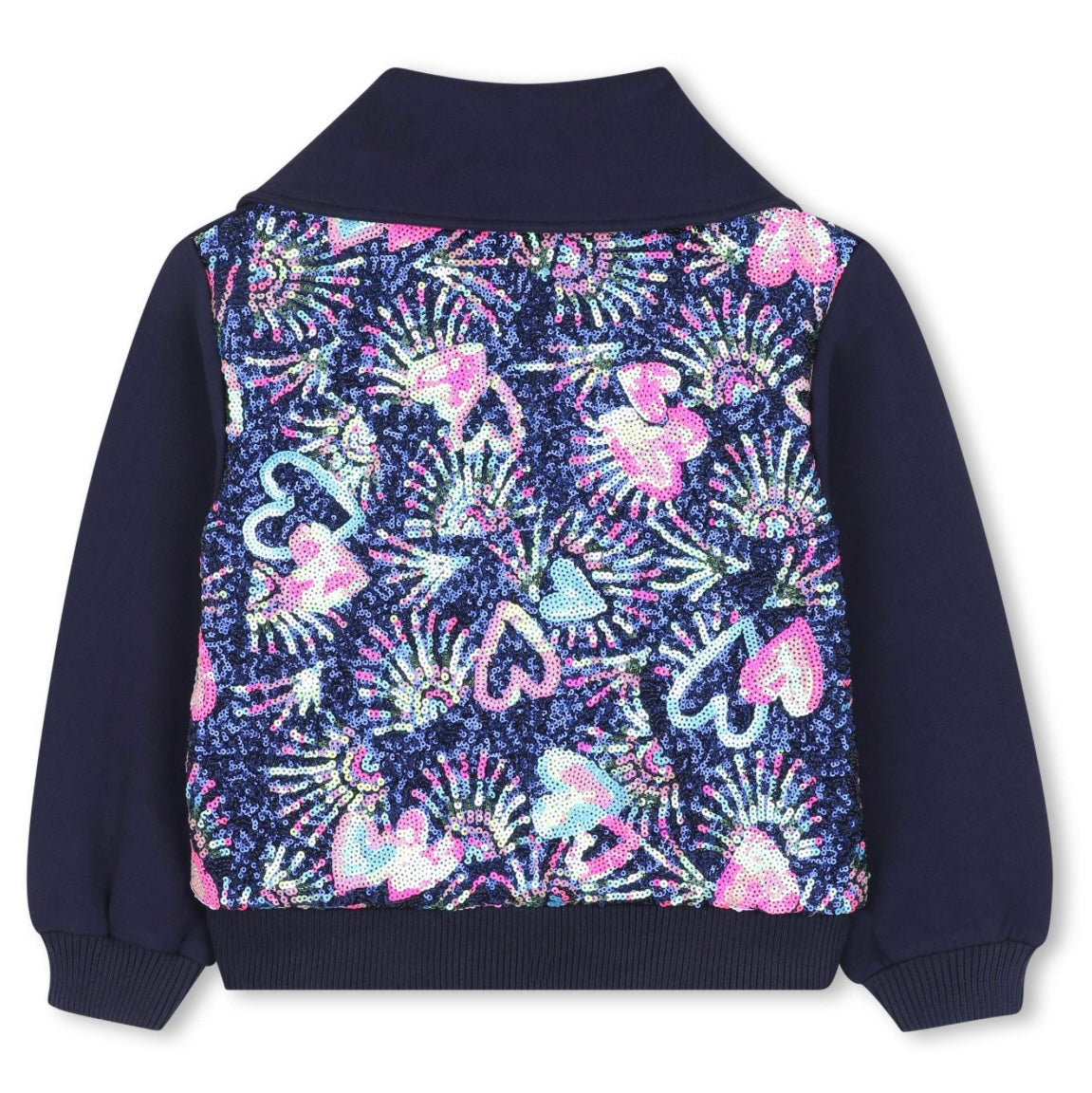 Billie Blush Girls Graphic Back Zip Up