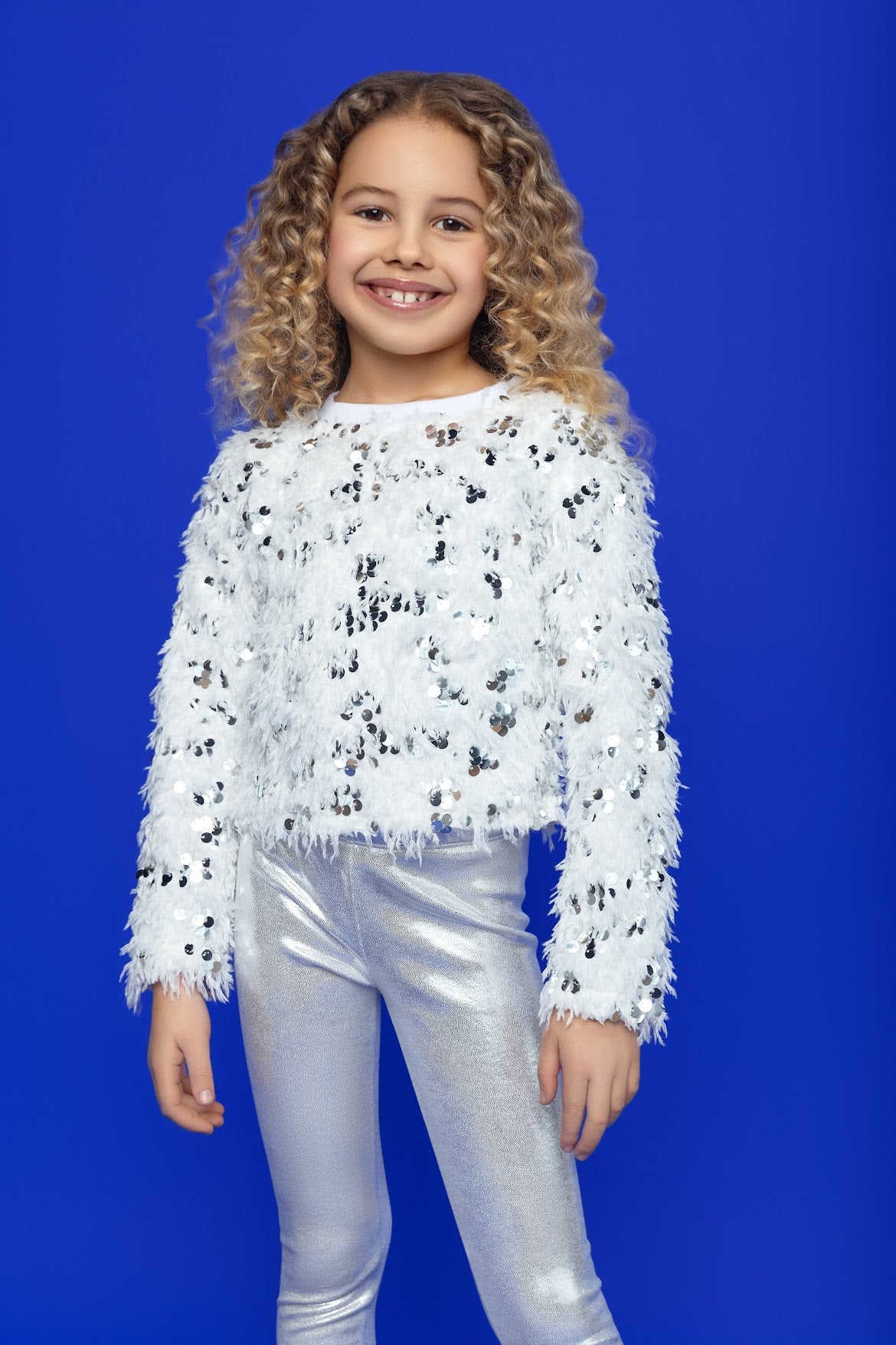 MIA New York Glitter Silver Leggings