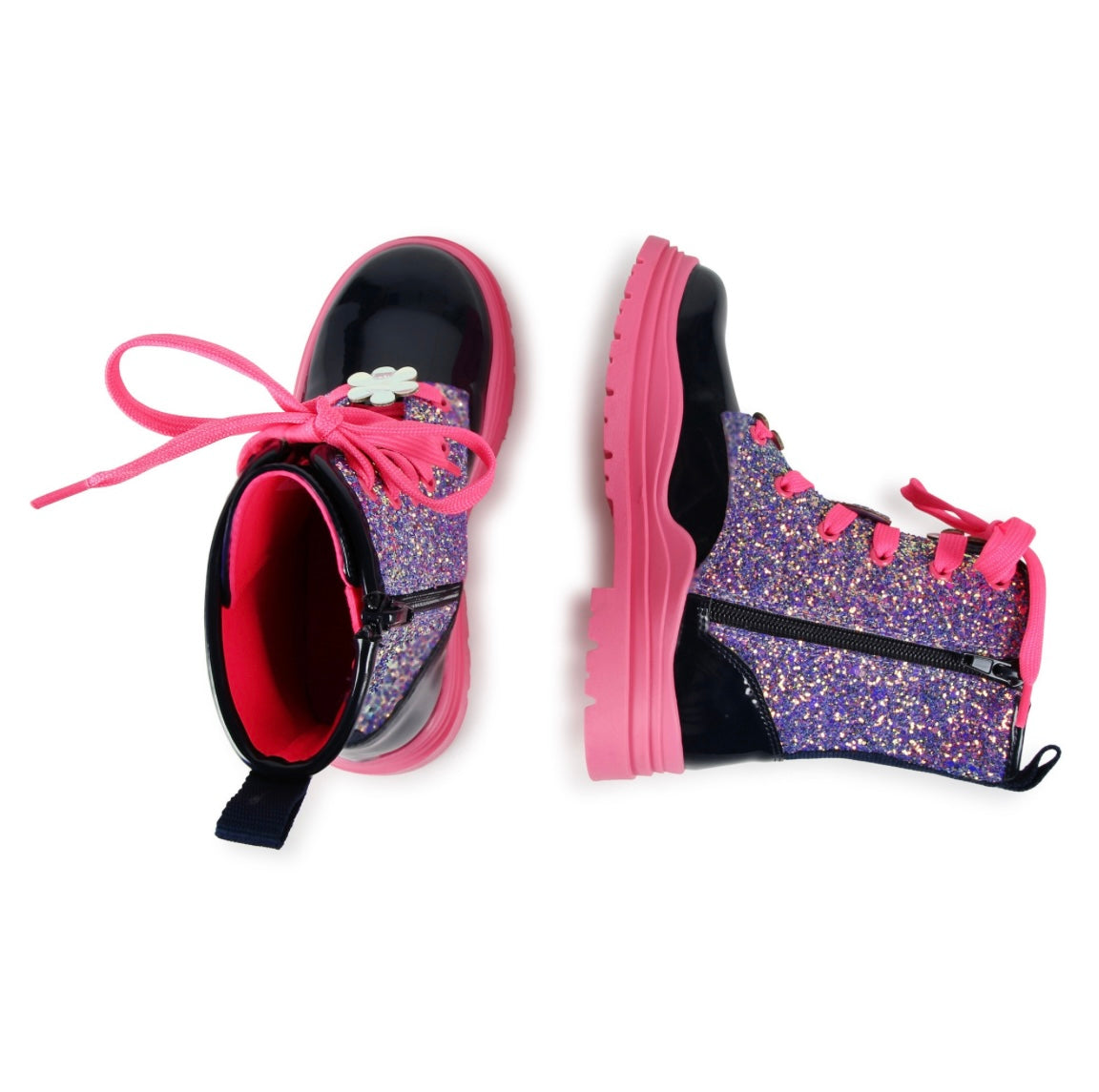 Billie Blush Glitter Boot
