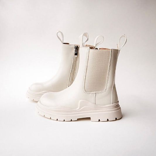 Talully’s Children's Fashion | Cream Chelsea Boots