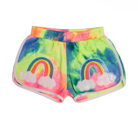 Rainbow Tie Dye Shorts