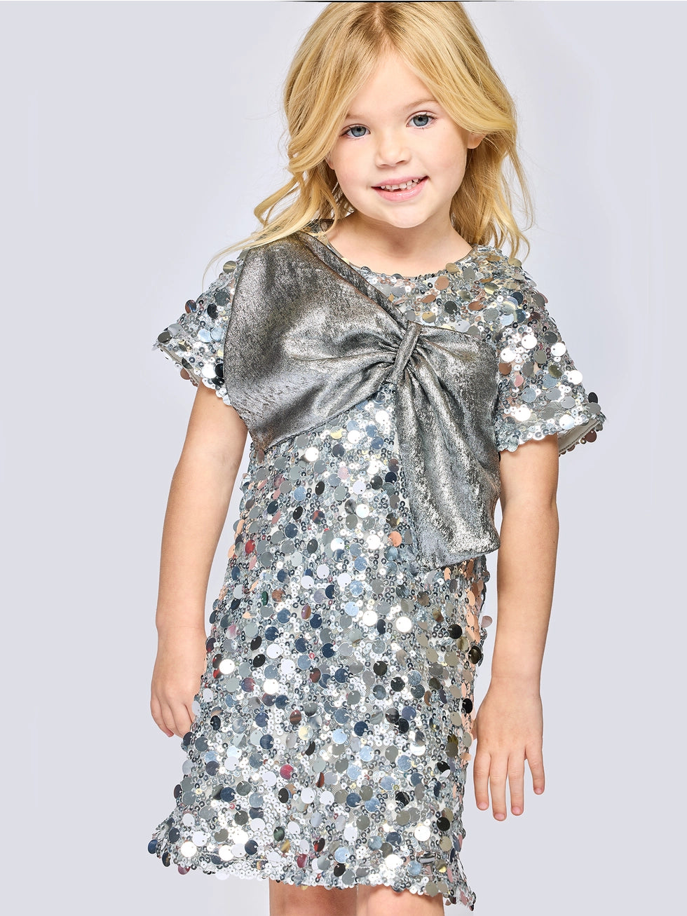 Sara Sara BOW Sequins Dress
