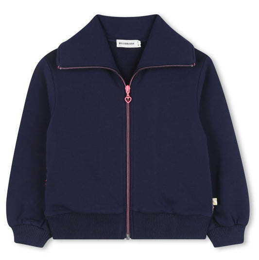 Billie Blush Girls Graphic Back Zip Up