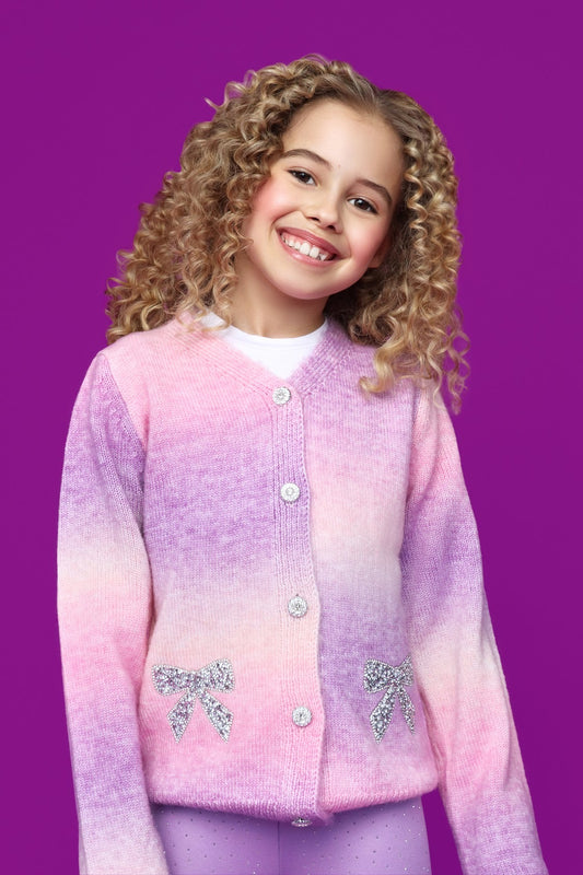 Mia New York Girls Bow Cardigan