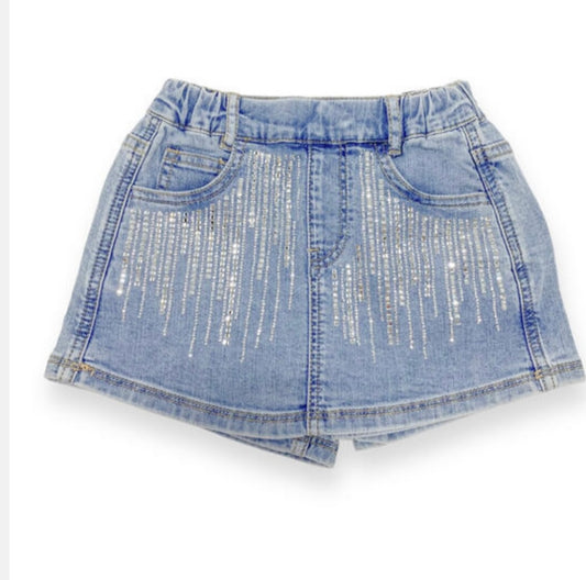 Girls Blue Bling Denim