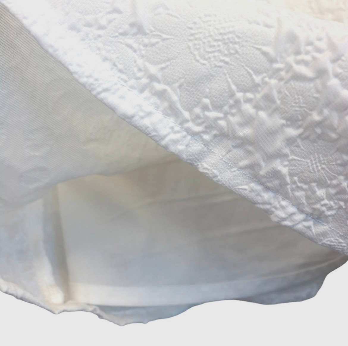 Talullys Children's Fashion | White 3D Floral Brocade Dress 